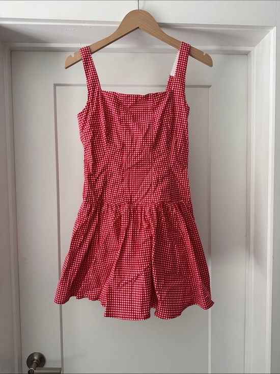 Abercrombie & Fitch Dresses & Skirts - Abercrombie & Fitch Red Gingham Sundress